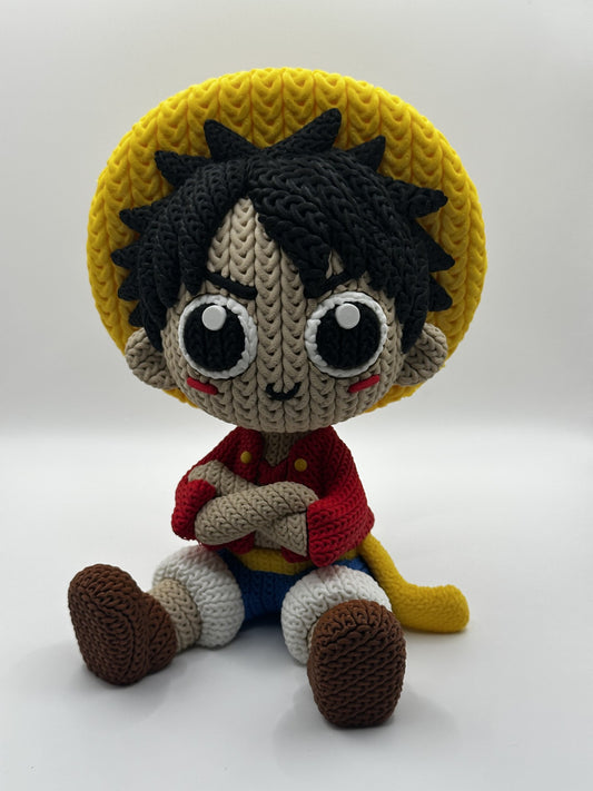 One Piece - Luffy 3D crochet 3D