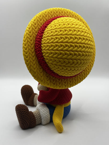 One Piece - Luffy 3D crochet 3D